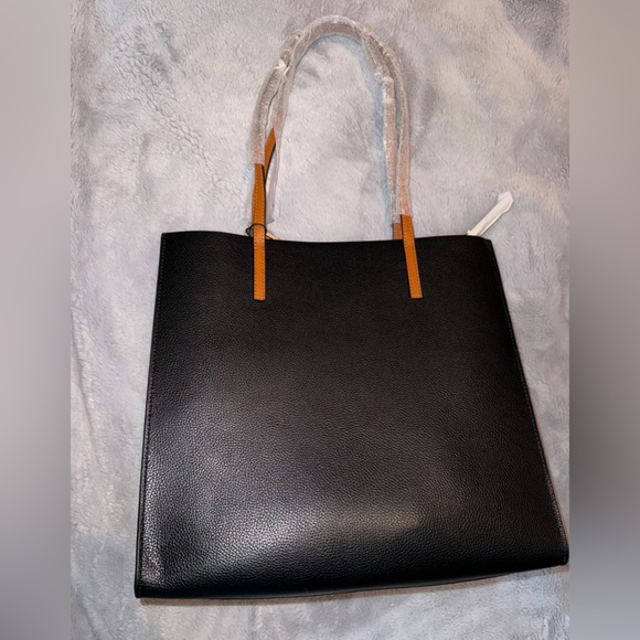 Marc Jacobs Grind Colorblock Leather Tote Bag in Smoked Almond Multi - Picture 9 of 10